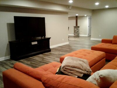 Living room and Basement Remodeling Services Altoona, Iowa